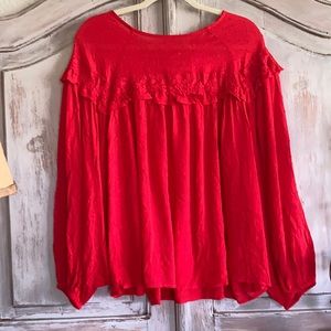 Red Boutique Blouse